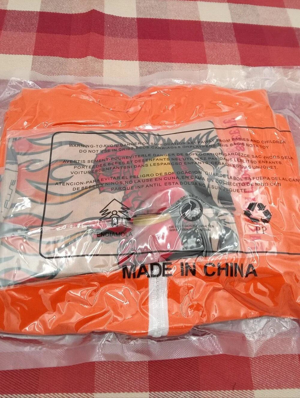 Kids Prisoner Costume 5-6 NWT
